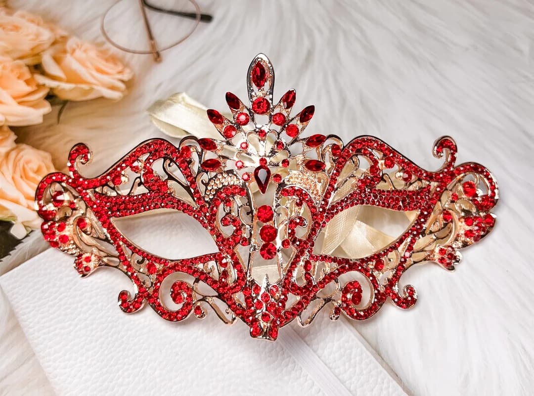 Bejeweled & Glittering Mask